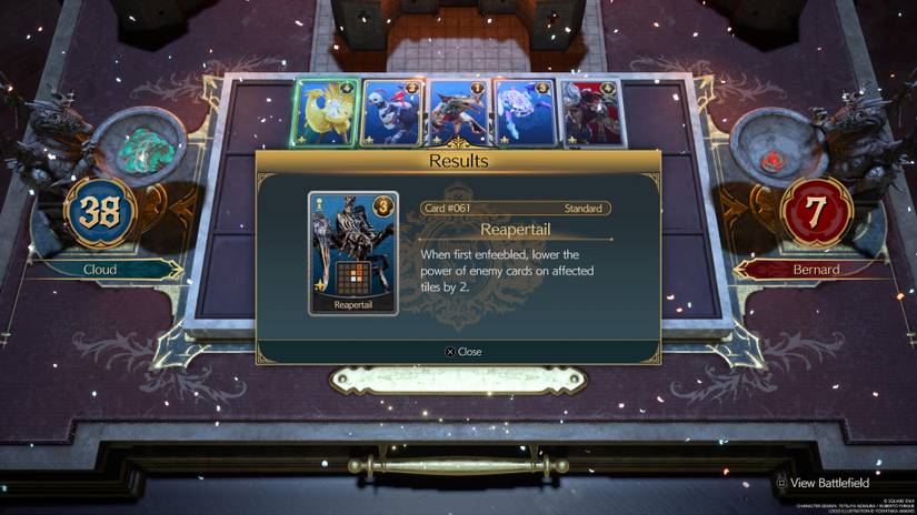 Reapertail Reward for defeating Bernard Final Fantasy 7 Rebirth