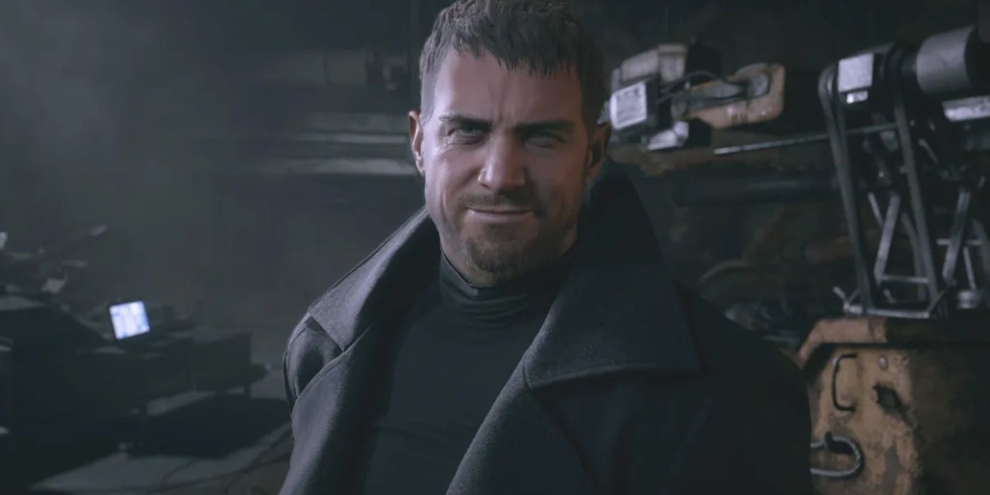 Resident Evil Chris Redfield smiling