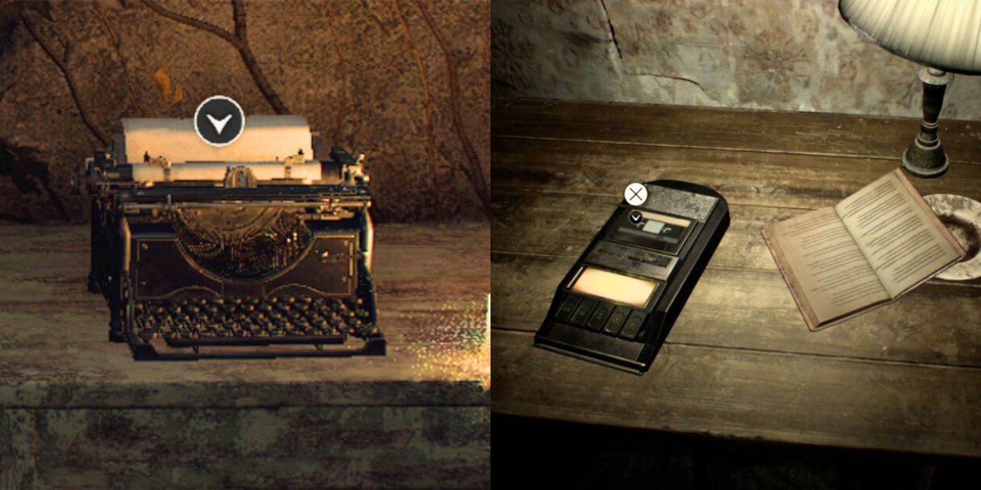 Resident Evil Typewriter & Cassette Player