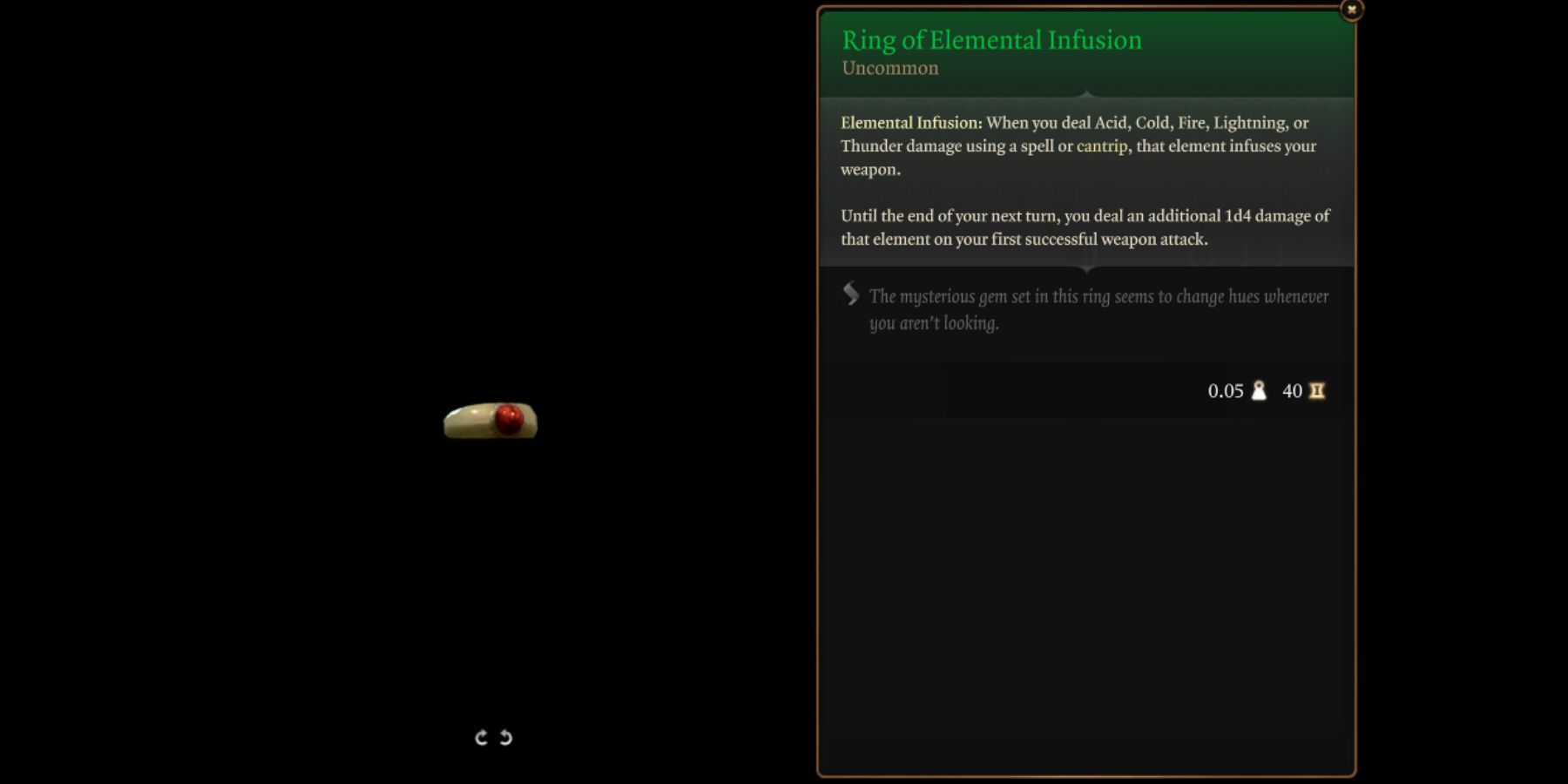 ring of elemental infusion