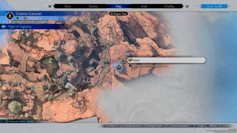 Robin in Cosmo Canyon Final Fantasy 7 Rebirth