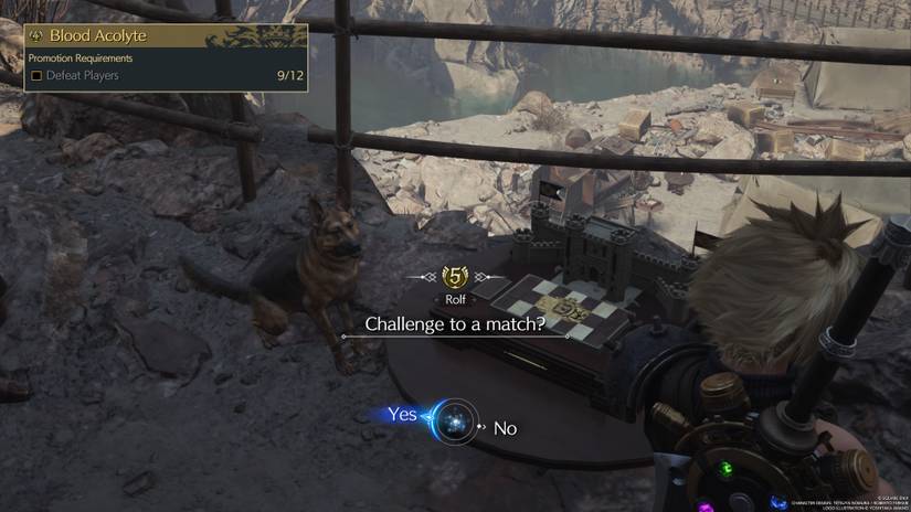 Rolf in Queen's Blood Final Fantasy 7 Rebirth