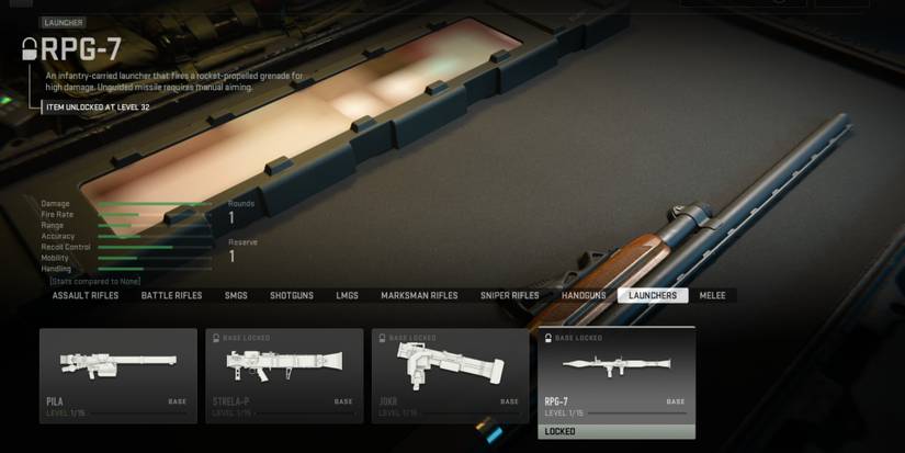 RPG-7 Launcher Call Of Duty Warzone Mobile