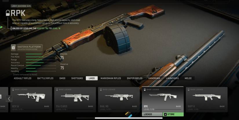 RPK LMG Call Of Duty Warzone Mobile