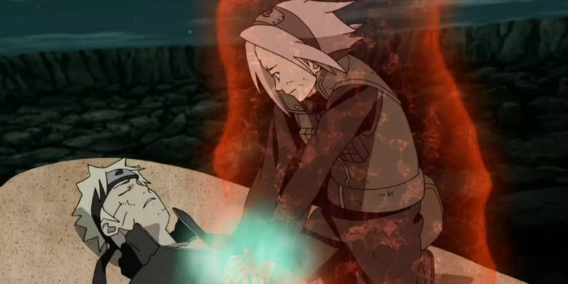 Sakura Saves Naruto's Life
