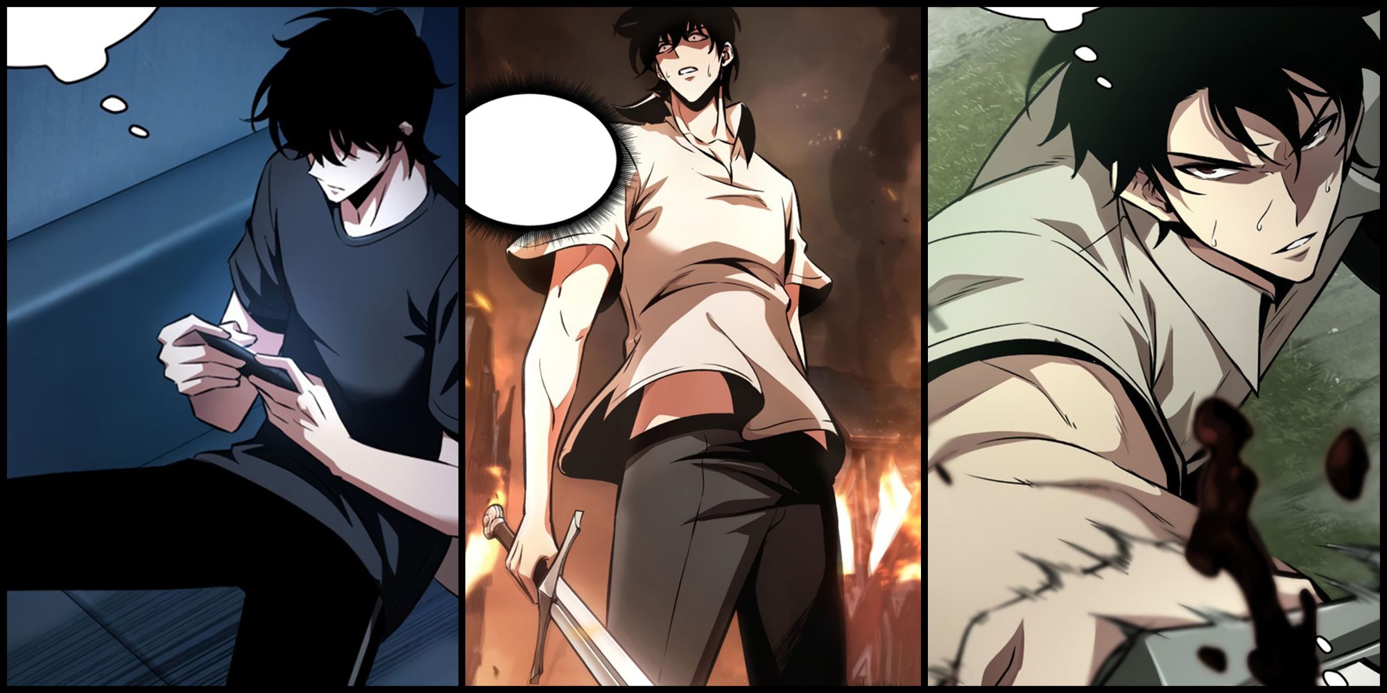 Sample Panels From Pick Me Up Infinite Gacha