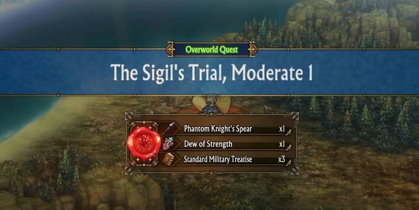 Siigl's Trial completion screen 
