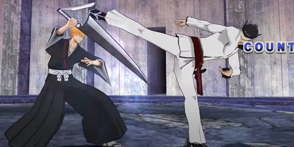 Ichigo fighting an Arranger 