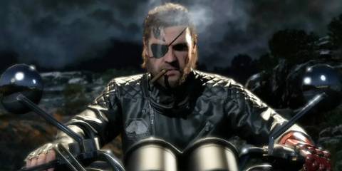 Big Boss on a motorbike 