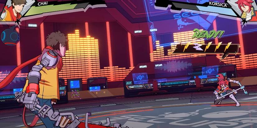 Chai and Corsica squaring off in a duel 