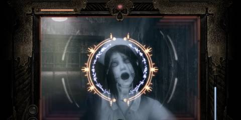 Ghost woman in a camera 