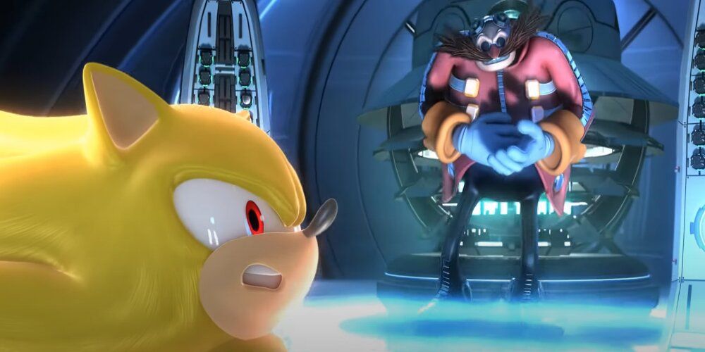 Super Sonic with Eggman 