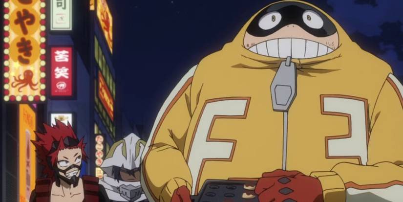 Fatgum waiting food off a tray 