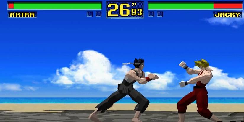 Akira fighting Jacky 