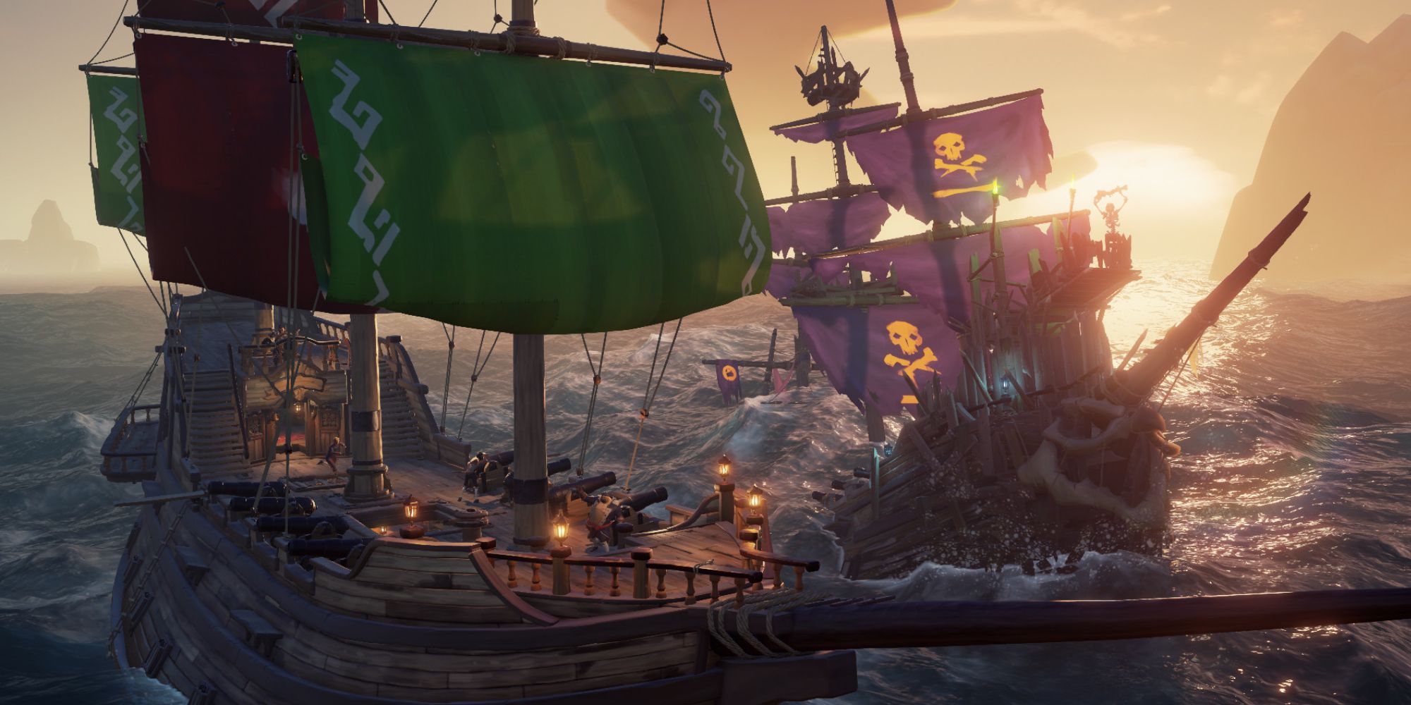 galleon battle