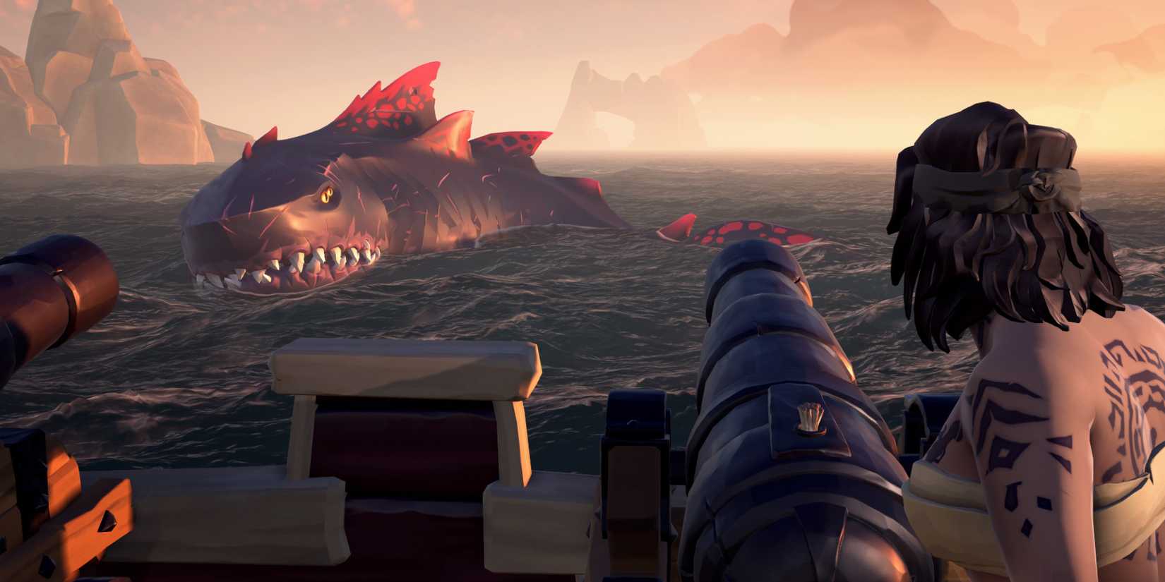 fight with megaladon