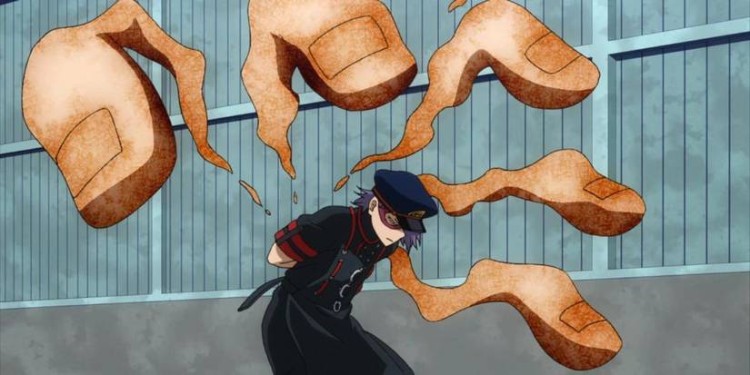 Seiji Shishikura sends his limbs off to use his quirk.