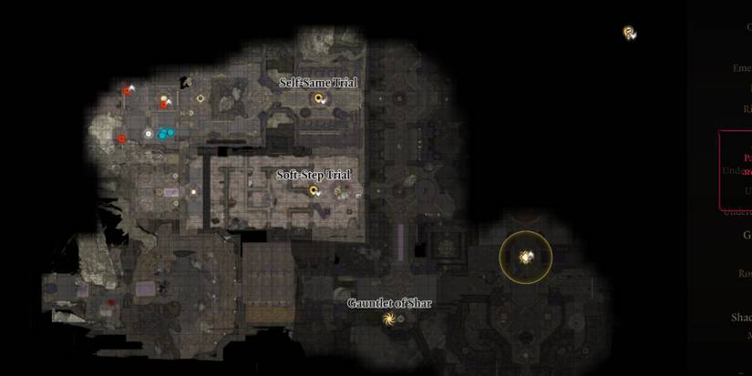 self-same trial  map