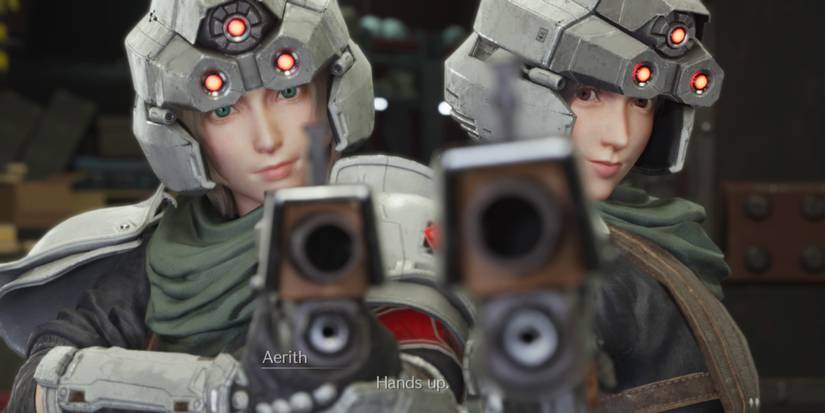 Shinra armor in Final Fantasy 7 Rebirth