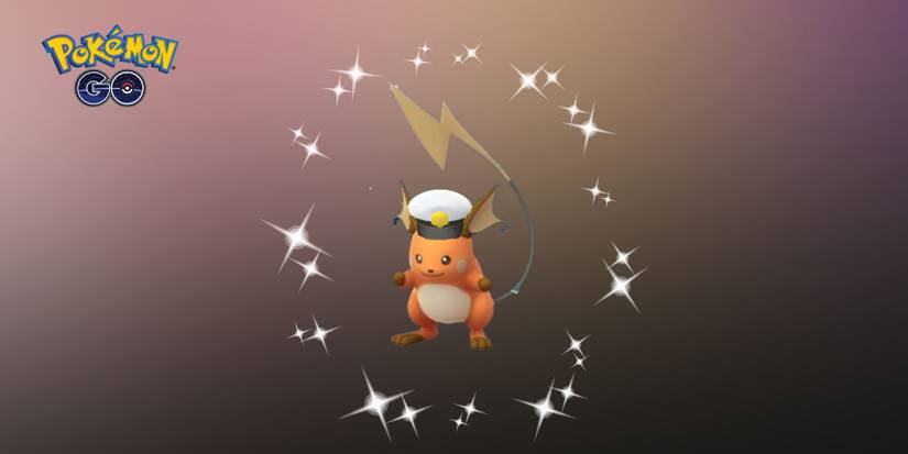 Shiny Captain's Cap Raichu in Pokemon GO