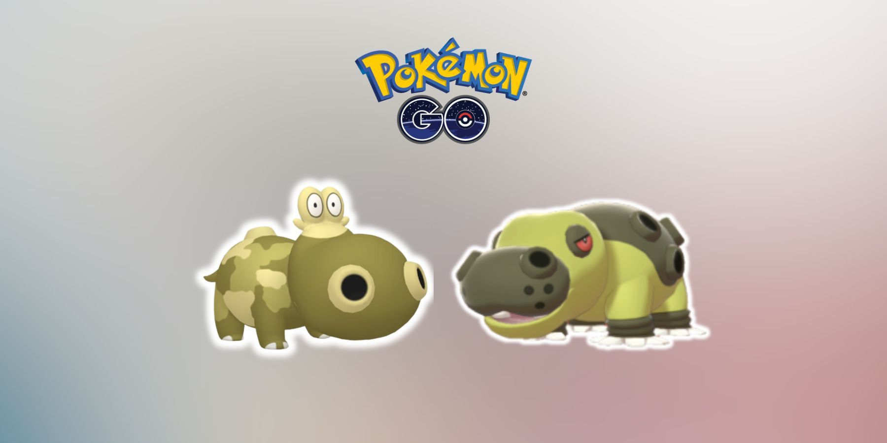 Shiny Hippopotas and Shiny Hippowdon in Pokemon GO