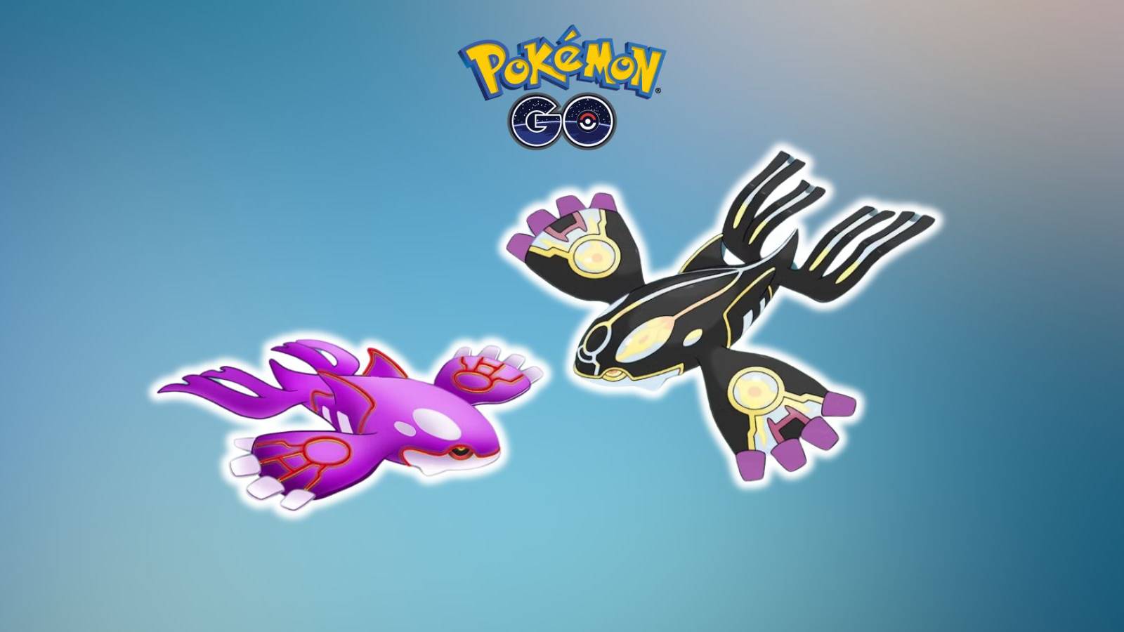 Shiny Kyogre and Shiny Primal Kyogre in Pokemon GO raids