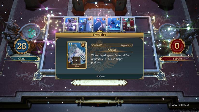 Shive Reward for defeating Isabelle Final Fantasy 7 Rebirth