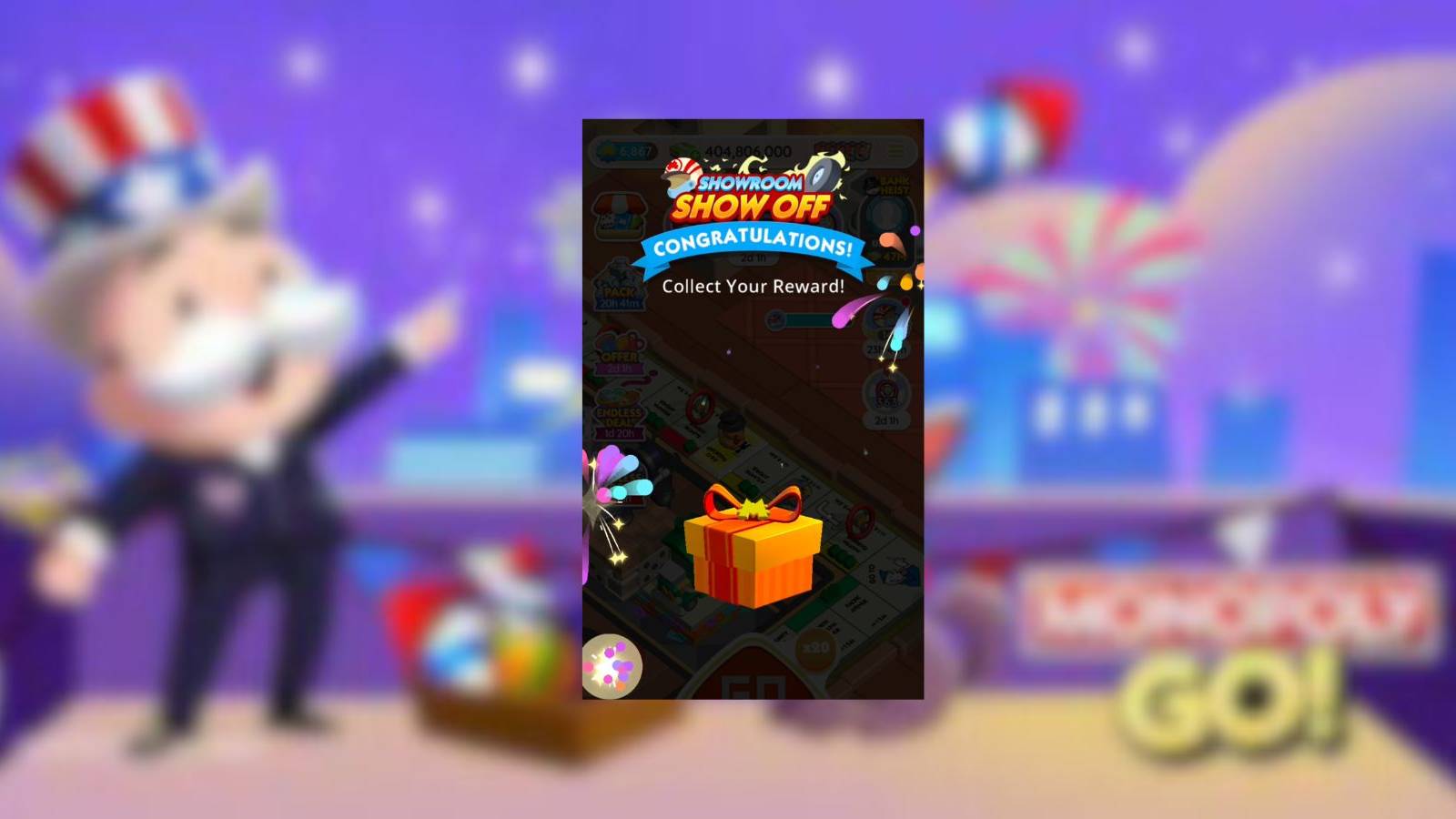 showroom show off monopoly go