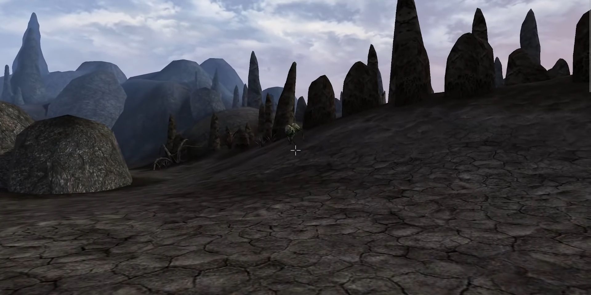 Traveling through a mountain modded with SIGIL in Daggerfall Unity 