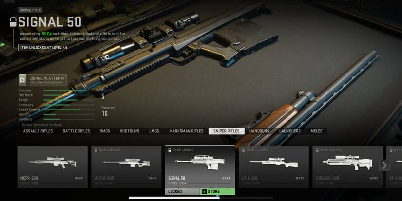 Signal 50 Sniper Rifle  Call of Duty Warzone Mobile