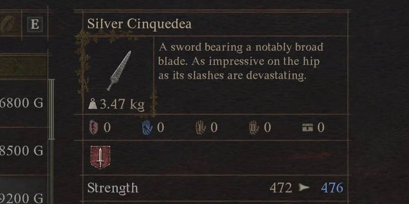 silver cinquedea dragons dogma 2 sword