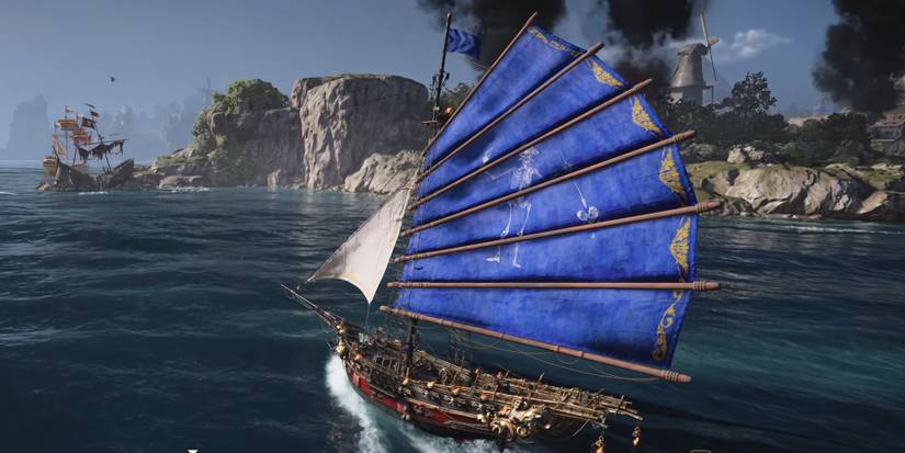 skull and bones sailing bedar ship