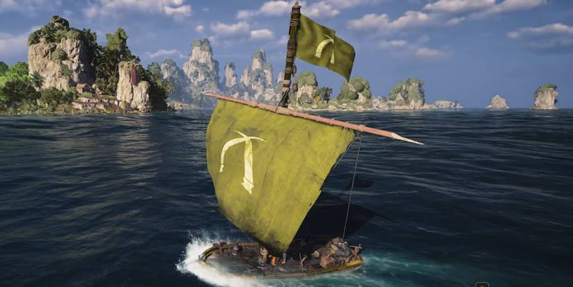 skull and bones sailing dhow ship