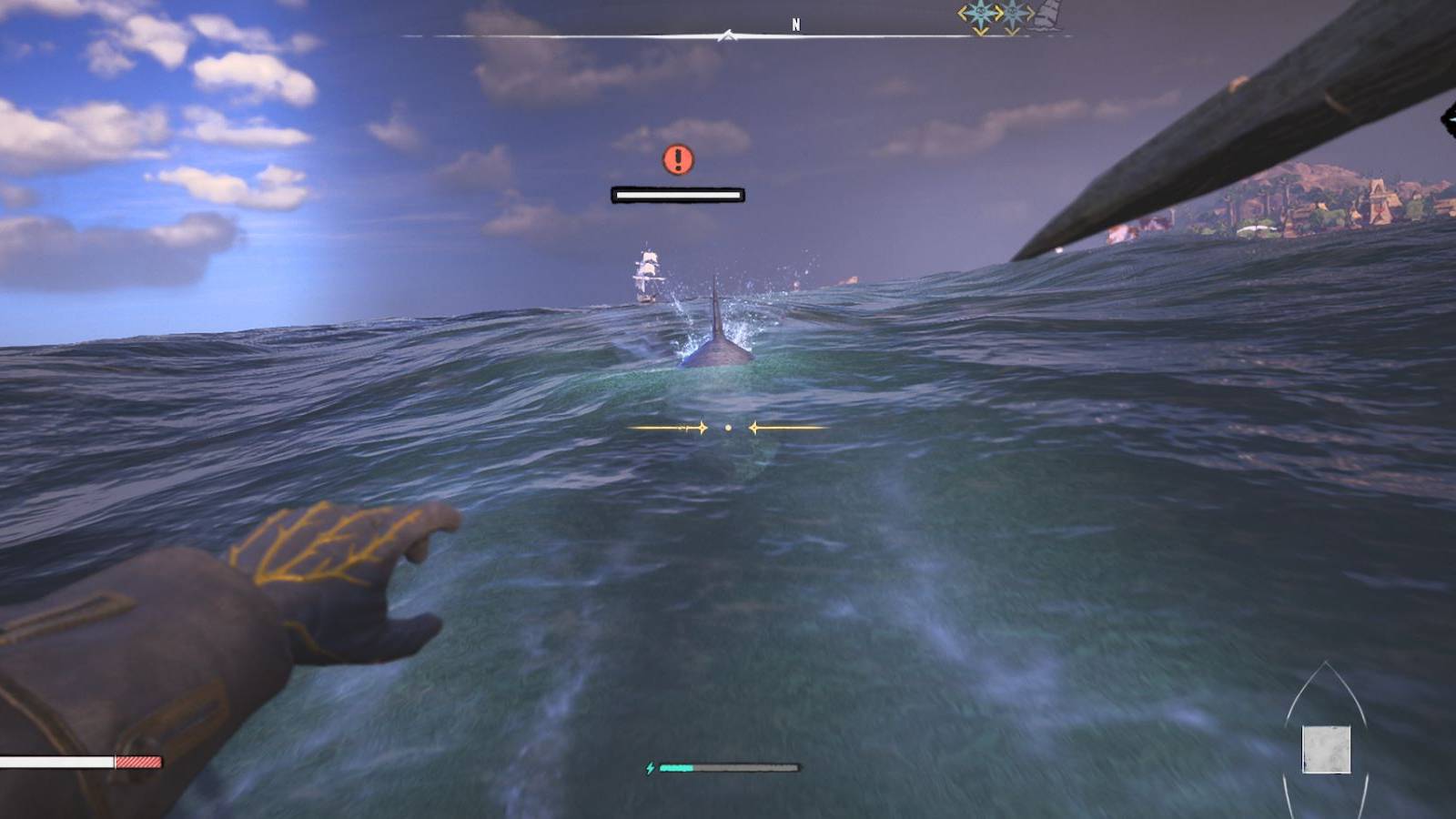 skull and bones great white shark