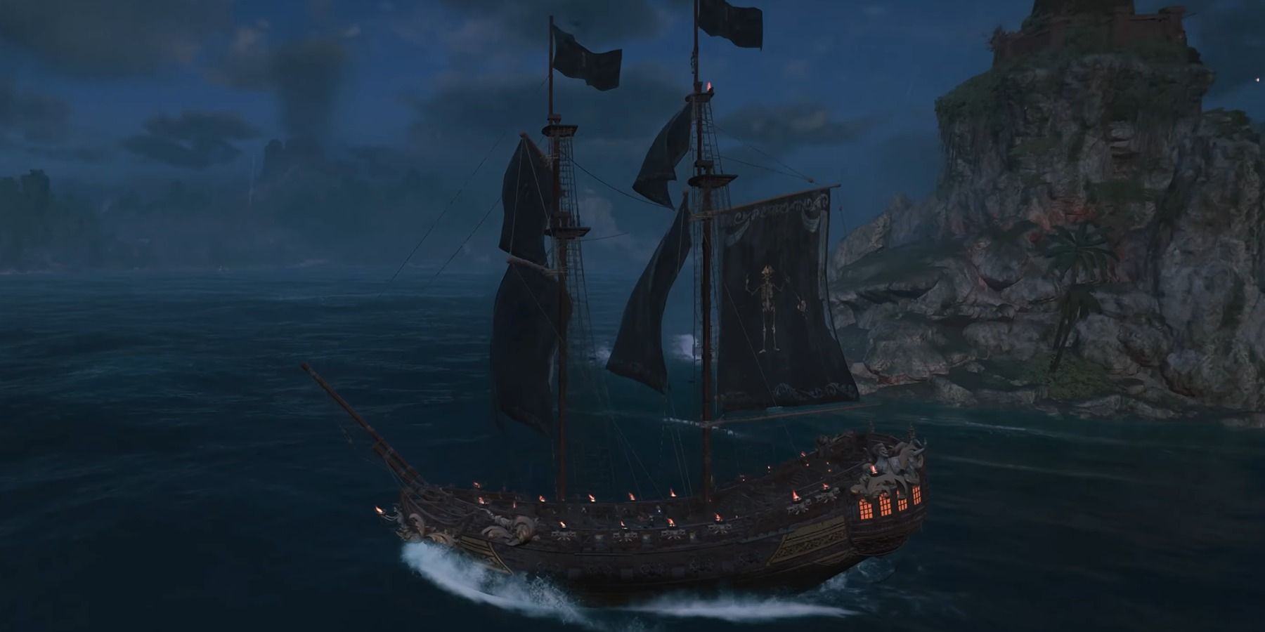 skull and bones sailing vanguard ship