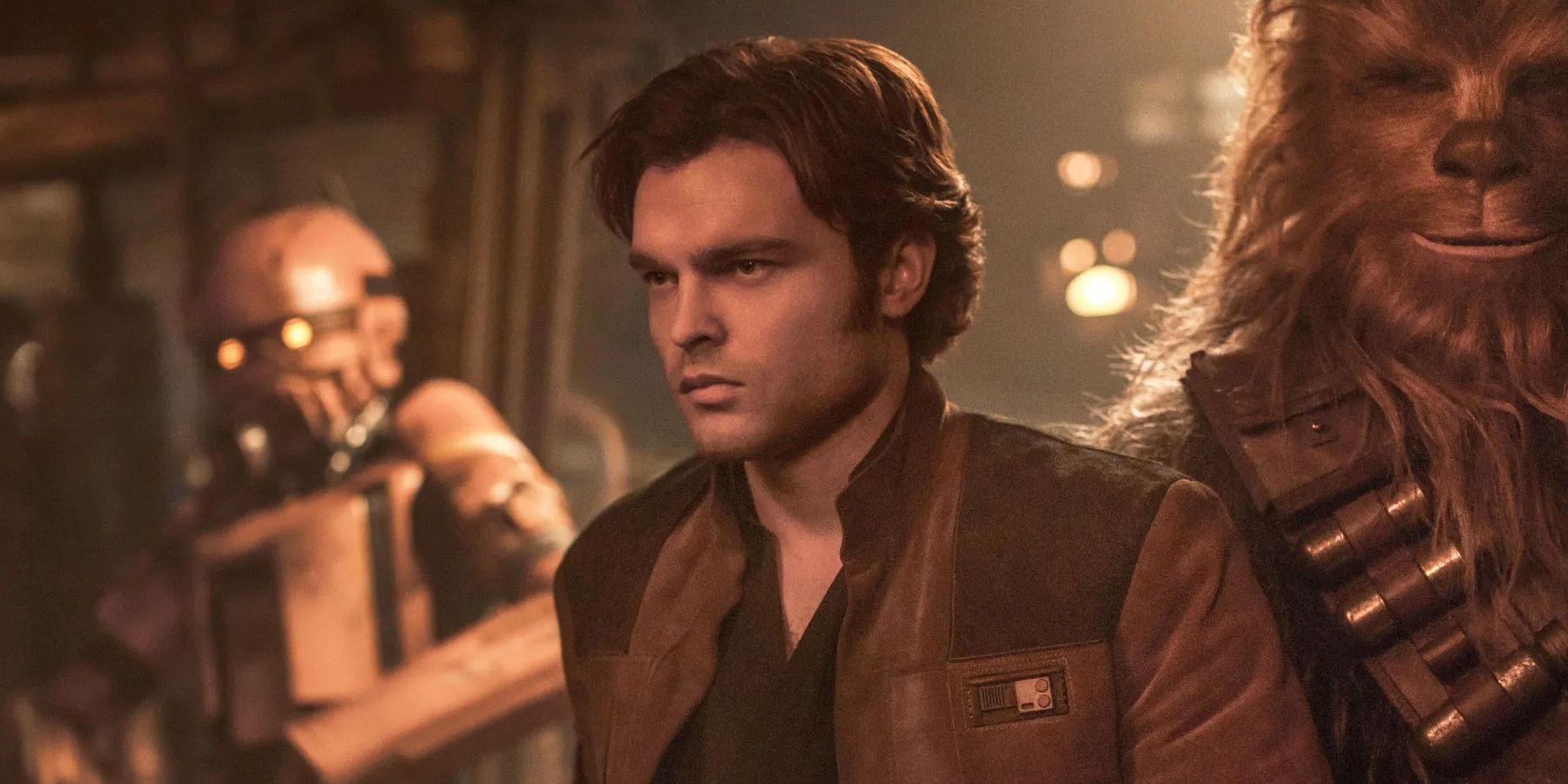 Young Han Solo in Solo: a Star Wars Story