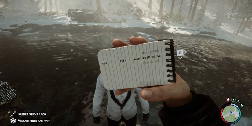 Sons of the Forest 1.0  Ask Kelvin to Catch Fish