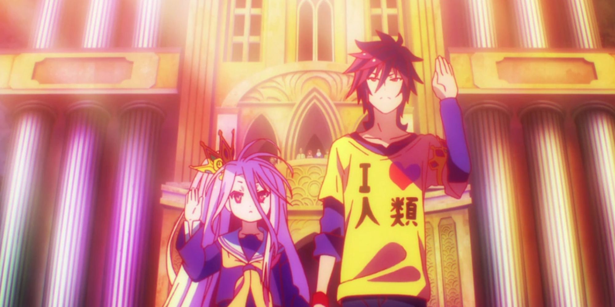 Sora and Shiro Coronation Ceremony In No Game No Life