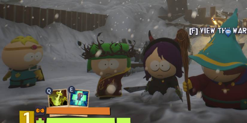 SP snow day characters