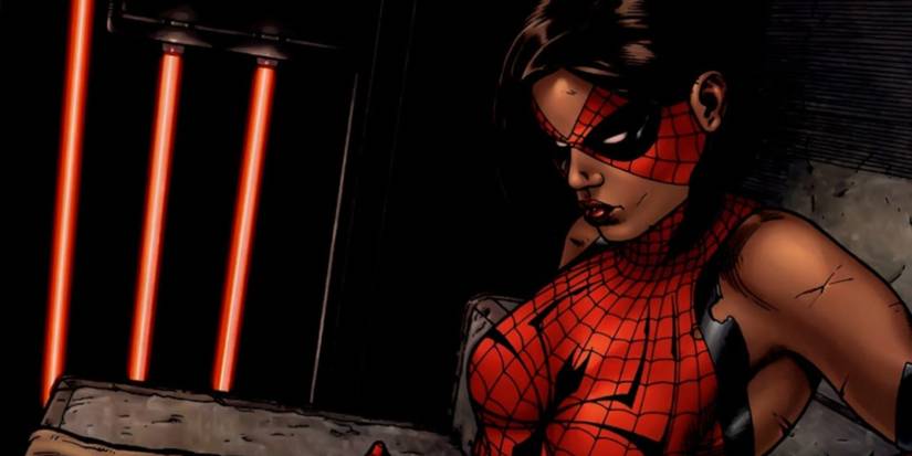 Ashley sitting in a prison cell