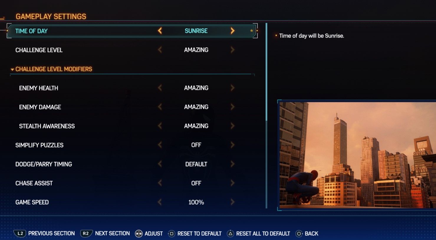 Marvel&rsquo;s Spider-Man 2: How to Change the Time of Day