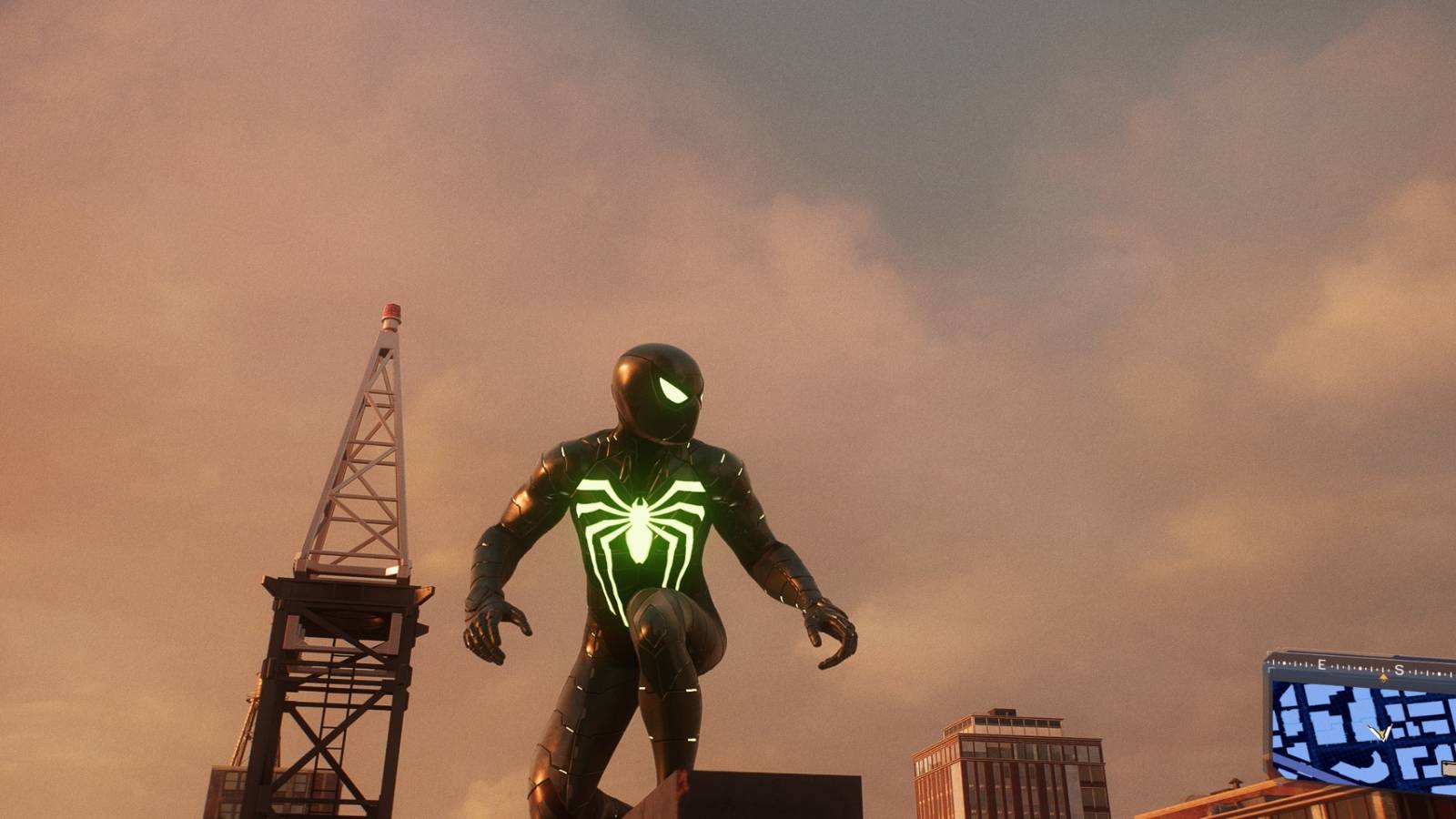 spidernan 2 sunset