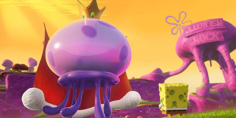 Spongebob Squarepants and King Jelly