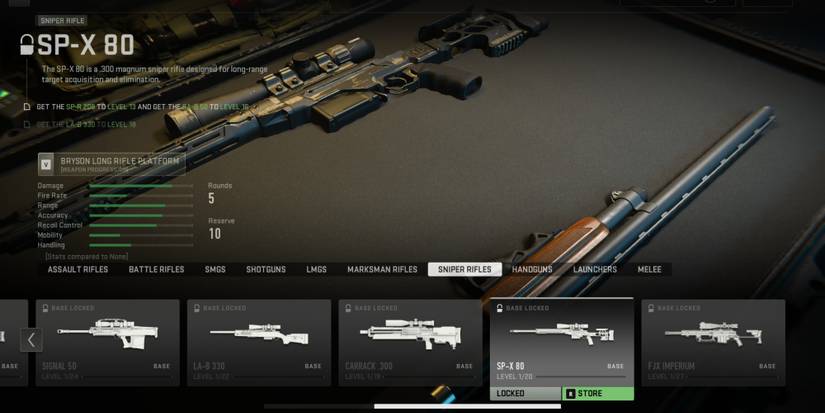 SPX 80 Sniper Rifle  Call of Duty Warzone Mobile