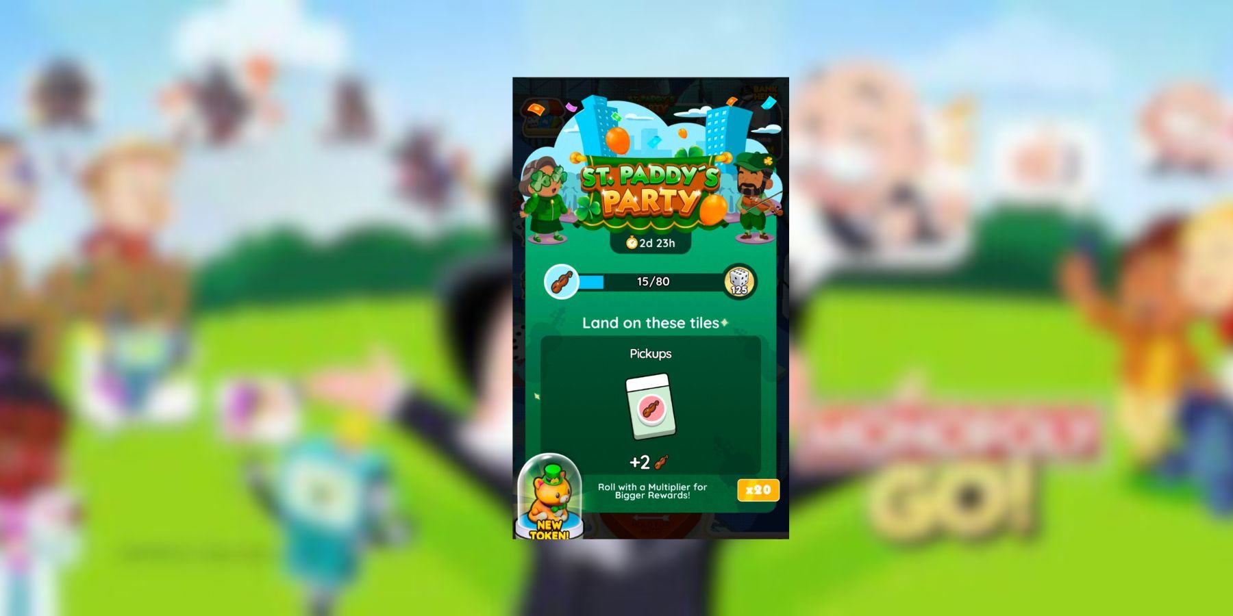 Monopoly GO: награды и основные этапы вечеринки St. Paddy's Party