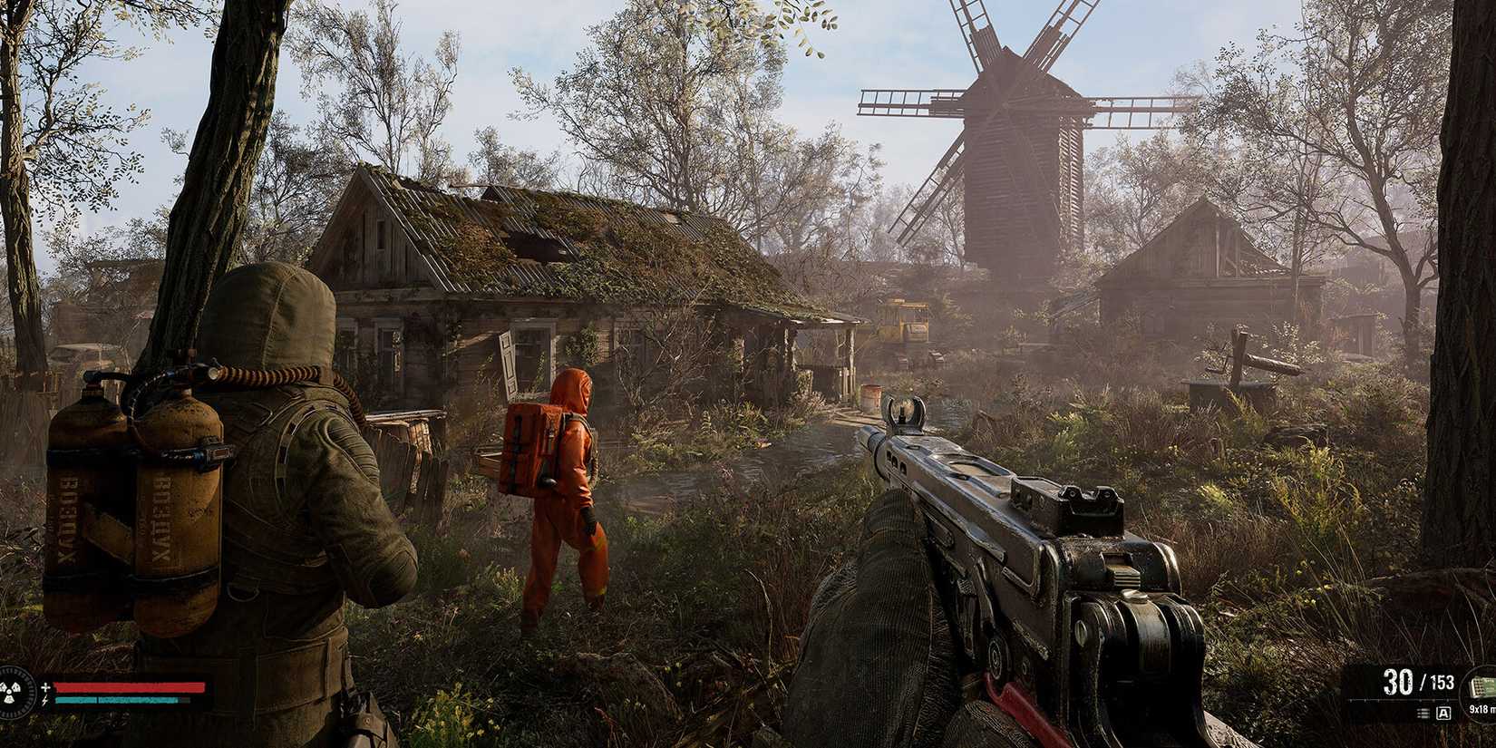 stalker 2 group walking through zone