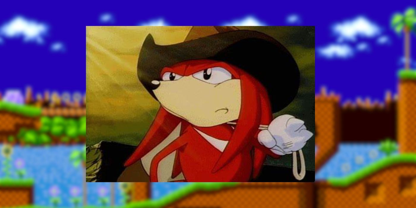 Knuckles in Sonic The Movie