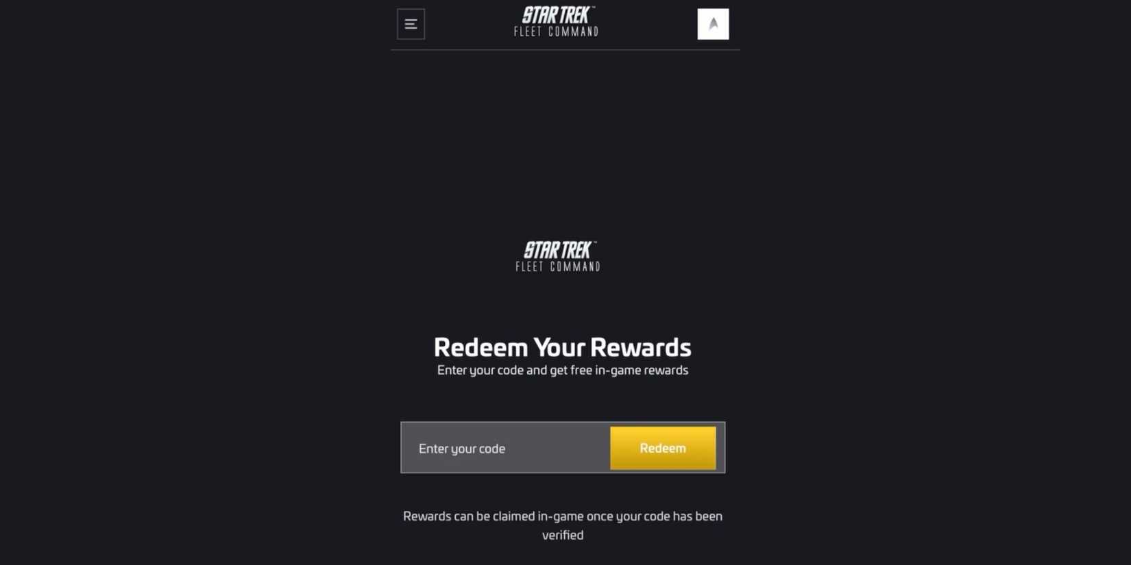 Star Trek Fleet Command Codes