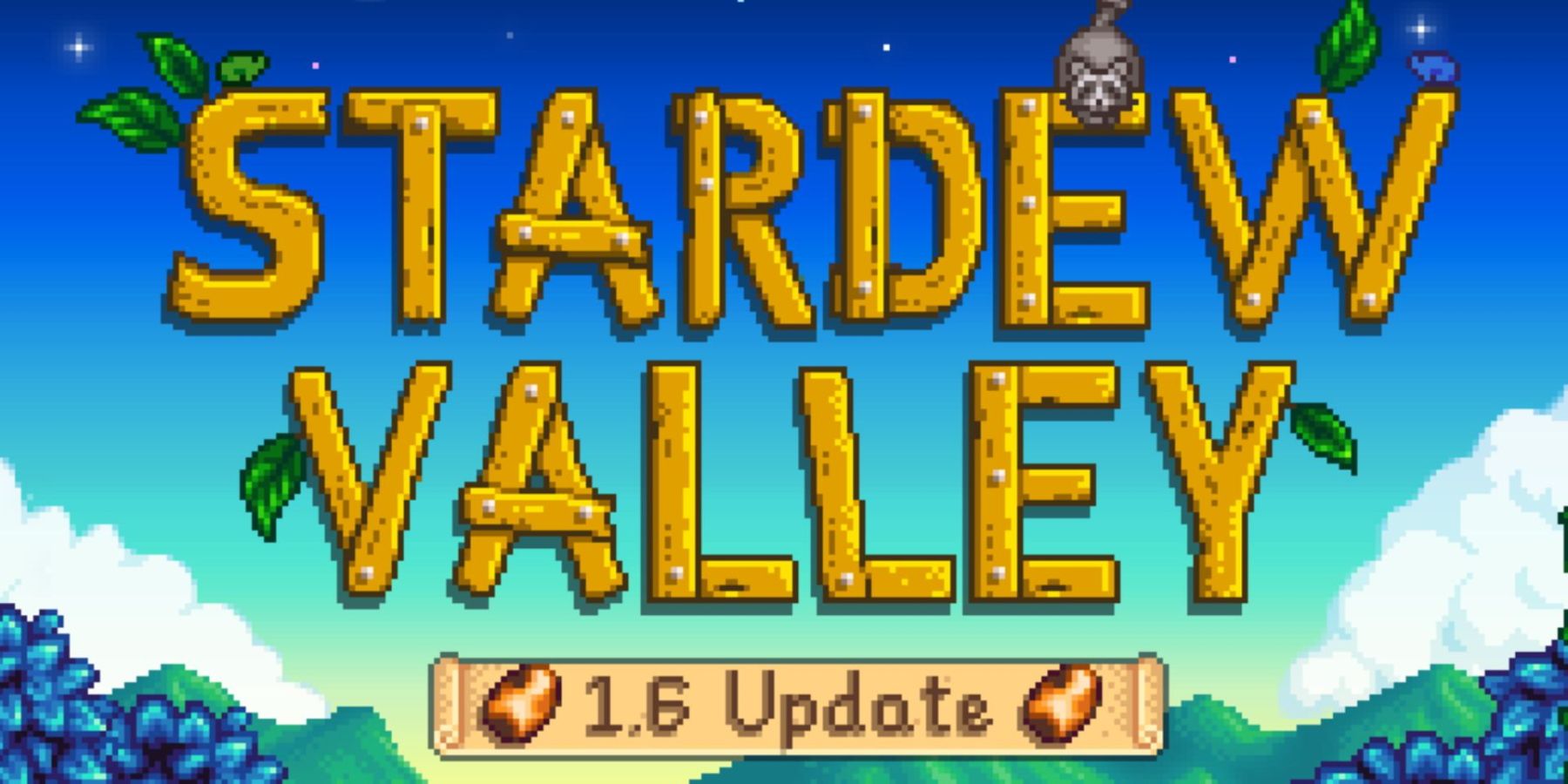 A key visual for Stardew Valley's 1.6 update.