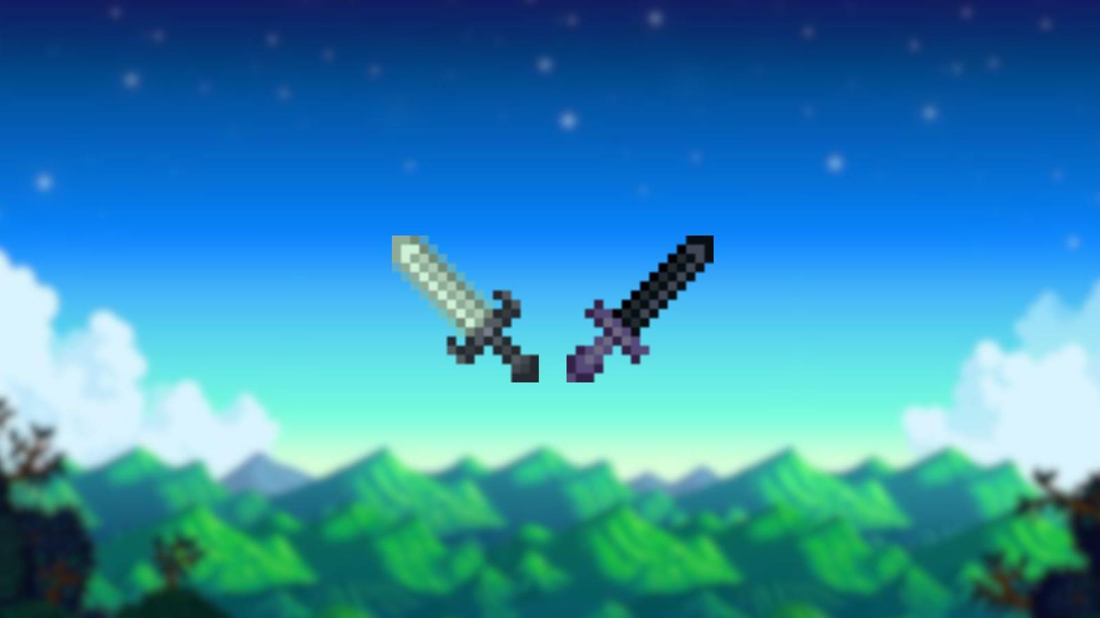 Stardew Valley Dark Sword vs Obsidian Edge